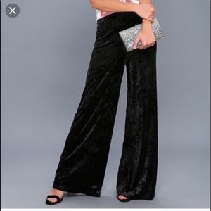 Cynthia Rowley Pants - Cynthia Rowley black velvet flare pants Nwot Cynthia Rowley Pants - Cynthia Rowley black velvet flare pants Nwot